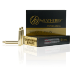 Weatherby Unprimed Brass Rifle Cartridge Cases 20/ct  .224 Wby - Image 1