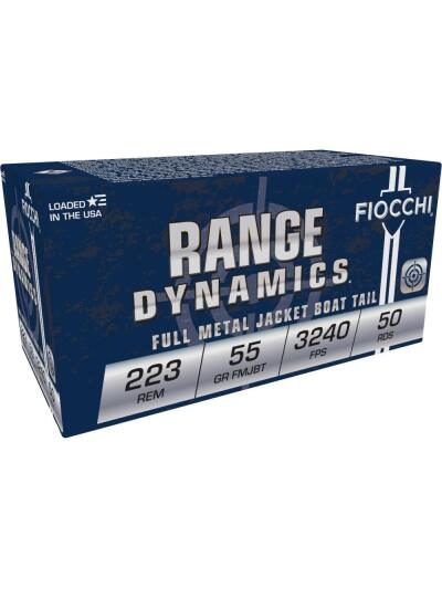 Fiocchi Shooting Dynamics Rifle Ammunition .223 Rem 55gr FMJ BT 3240 fps 1000/ct