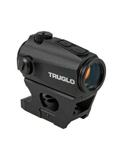 Truglo Ignite Mini Red Dot Sight with High and Low Mount- 30mm 2 MOA Green Dot