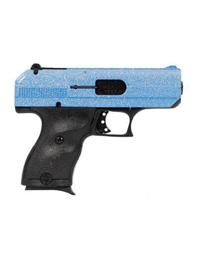 HiPoint C-9 Blue Sparkle Handgun 9mm Luger 8rd Magazine 3.5" Barrel Blue Slide with black Grip
