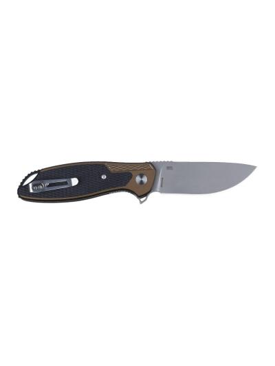 CRKT Jake Folding Knife 3-3/10 Drop Point Blade Black and Bronze