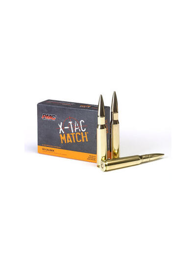 PMC X-TAC Match .50 BMG Rifle Ammo - 740 Grain | Solid Brass | 10rd Box