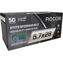 FIOCCHI HYPERFORMANCE AMO 5.7X28MM 35GR NON TOXIC JACKET FRANGIBLE 50RD BOX (10 BOX CASE)
