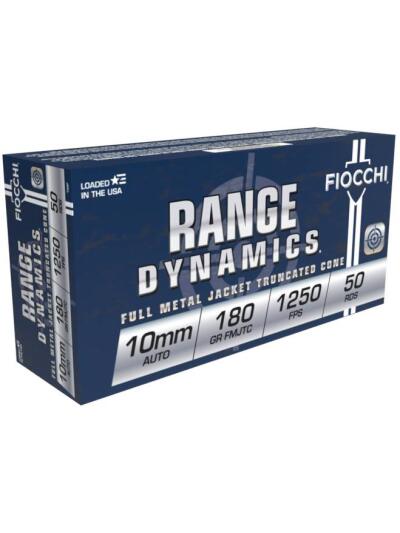 FIOCCHI AMO 10MM AUTO 180GR FMJTC 50-RD (10 BOXES PER CASE)