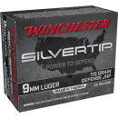 WINCHESTER SILVERTIP 9MM 115GR HP 20RD BX 200RD CASE