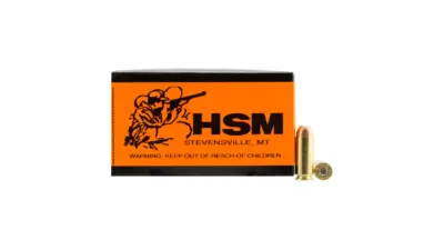 HSM AMMUNITION 10MM 200GR FMJ 20RD BOX 20 BOXES PER CASE