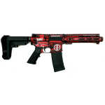 ZEUS ARMS AETHER DEADPOOL 5.56 PISTOL 7.5" RED/BLK SBA3 BRACE 1-30RD MAG - Image 1