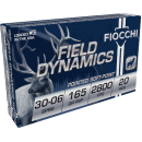 FIOCCHI AMO 30-06 SPRINGFIELD 165GR PSP 50-RD ( 10 BOXES PER CASE )