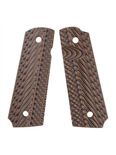 VZ OPERATOR II GRIPS, HYENA BROWN