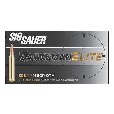 MARKSMAN ELITE 308 WINCHESTER 168GR MATCH OTM 20/BOX