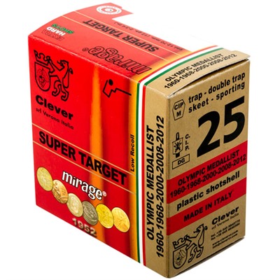 MIRAGE SUPER TARGET T1 12GA 2-3/4'' 1-1/8OZ #8.5 SHOT 250/CS