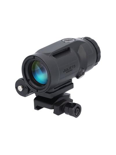 JULIET5 MICRO MAGNIFIER 5X24MM PUSH-BUTTON MOUNT W/SPACERS