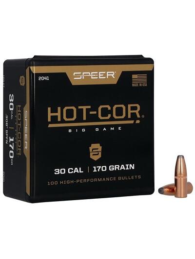 30 CALIBER (0.308'') 170GR SOFT POINT FLAT NOSE 100/BOX