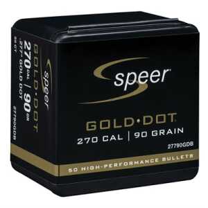 270 CALIBER (0.270'') 90GR GOLD DOT SOFT POINT 50/BOX