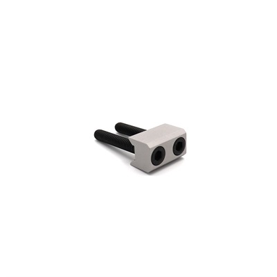 V-BLOCK WITH SCREWS FOR RUGER 10/22LR SILVER