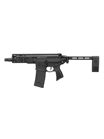 MCX RATTLER LT 300 BLACKOUT 6.75'' BBL (1)30RD BLACK W/BRACE