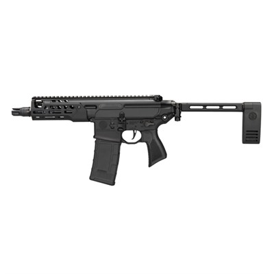 MCX RATTLER LT 300 BLACKOUT 6.75'' BBL (1)30RD BLACK W/BRACE