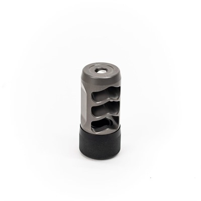 HELLFIRE-TI 50 CAL SELF TIMING MUZZLE BRAKE GRAY TITIANIUM