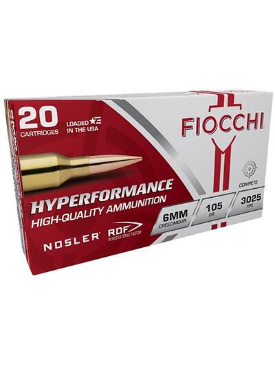 HYPERFORMANCE 6MM CREEDMOOR 105GR HOLLOW POINT BT 20/BOX