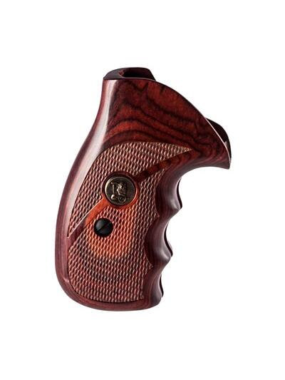 S&W K,L FRAME ROSEWOOD CHECKERED