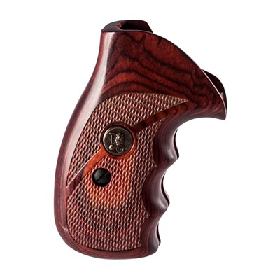 S&W K,L FRAME ROSEWOOD CHECKERED