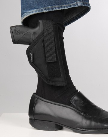 BULLDOG ANKLE HOLSTER RH BLACK - MOST MINI AUTO'S RUGER LCP ETC